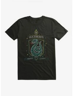 Outlet 🔥 Harry Potter Slytherin Sketch Shield T-Shirt ⌛
