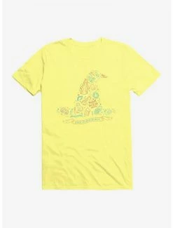 Budget ❤️ Harry Potter Sorting Hat Cute Sketches Logo T-Shirt 👍