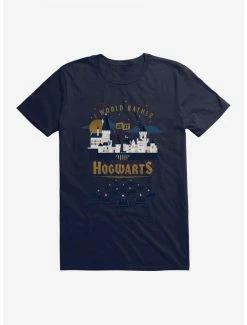 Promo 🥰 Harry Potter I Would Rather Be In Hogwarts T-Shirt 😍