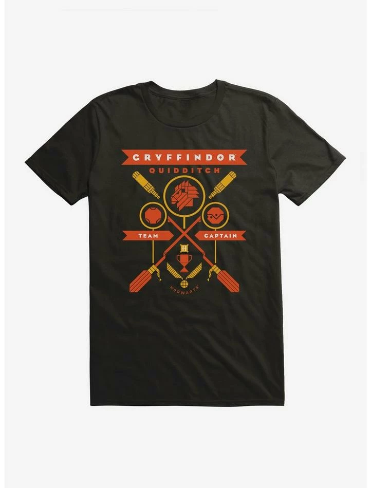 Outlet ๐ Harry Potter Gryffindor Quidditch Team Captain T-Shirt ๐งจ - Image 2