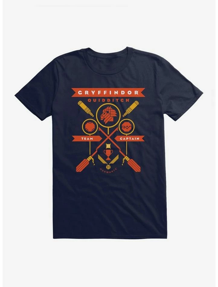 Outlet ๐ Harry Potter Gryffindor Quidditch Team Captain T-Shirt ๐งจ - Image 3
