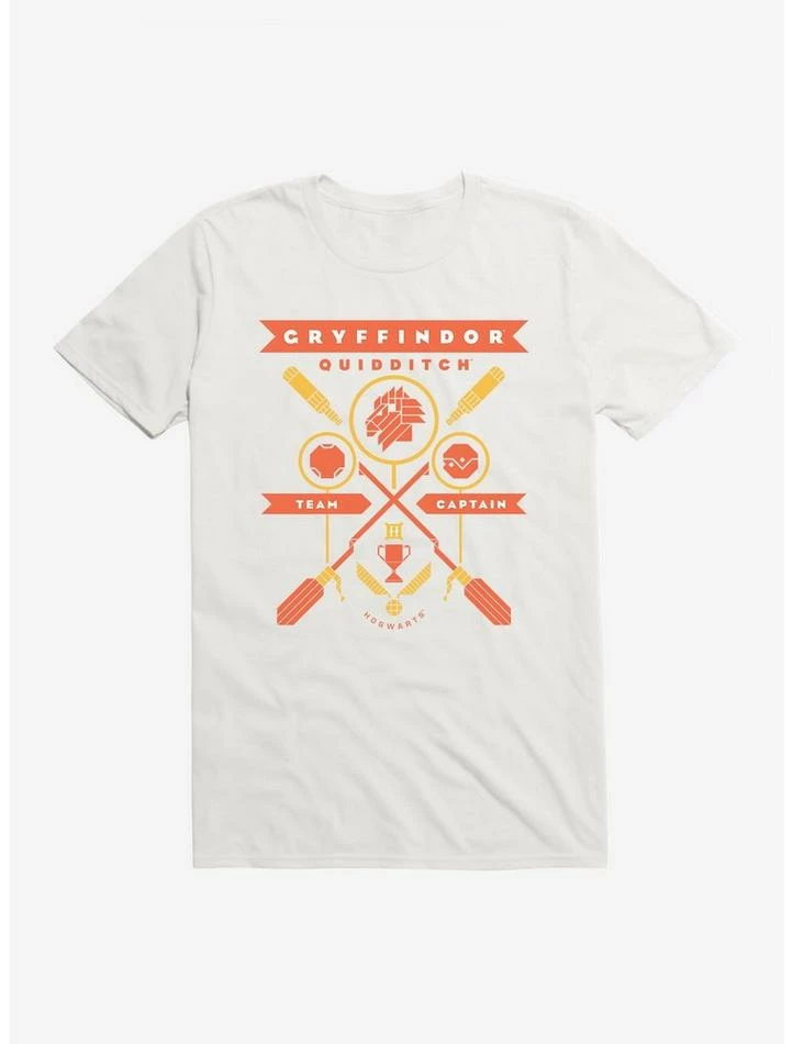 Outlet ๐ Harry Potter Gryffindor Quidditch Team Captain T-Shirt ๐งจ