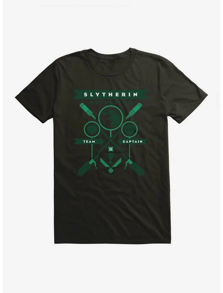 Wholesale 🎉 Harry Potter Slytherin Quidditch Team Captain T-Shirt ✨ - Image 2