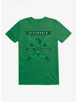 Wholesale 🎉 Harry Potter Slytherin Quidditch Team Captain T-Shirt ✨