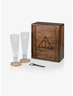 Outlet 🥰 Harry Potter Deathly Hallows Beverage Glass Set 🎉