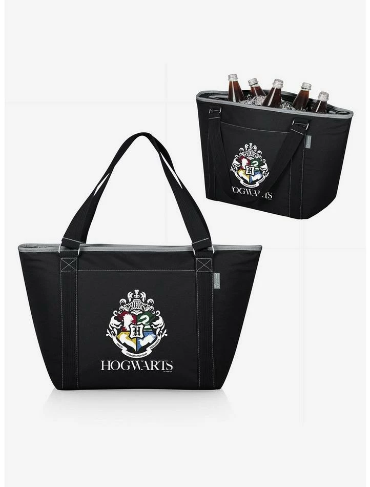 Best Pirce 🥰 Harry Potter Hogwarts Crest Cooler Tote Black ⌛ - Image 3