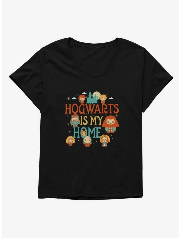 Discount โ Harry Potter Hogwarts Is My Home ๐ง Girls T-Shirt Plus Size ๐ - Image 2