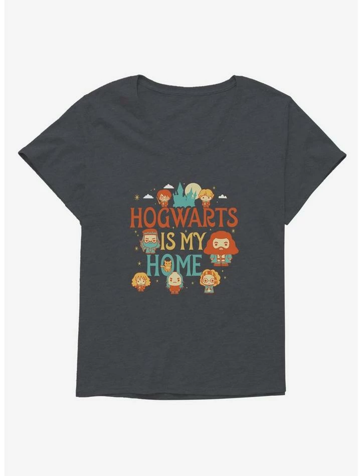 Discount โ Harry Potter Hogwarts Is My Home ๐ง Girls T-Shirt Plus Size ๐ - Image 3