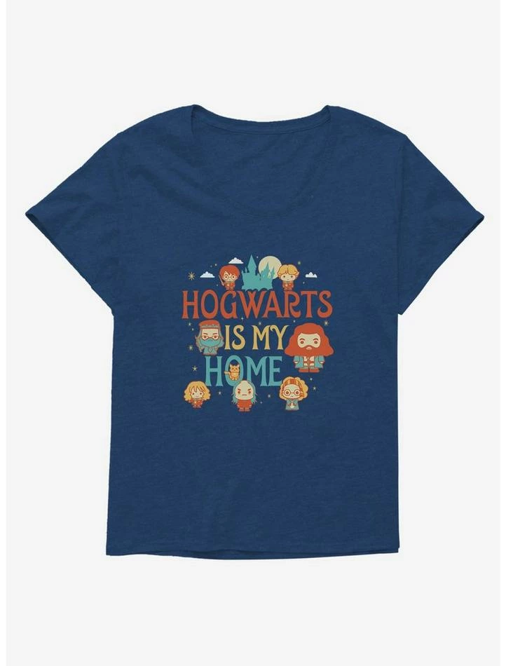 Discount โ Harry Potter Hogwarts Is My Home ๐ง Girls T-Shirt Plus Size ๐