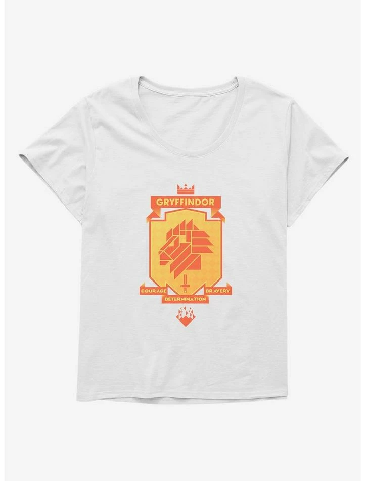 Best Sale ⌛ Harry Potter Gold Gryffindor Crest 👧 Girls T-Shirt Plus Size 🔥 - Image 5