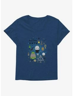 Discount 👍 Harry Potter Voldemort And Dark Arts Artifacts 👧 Girls T-Shirt Plus Size ✨
