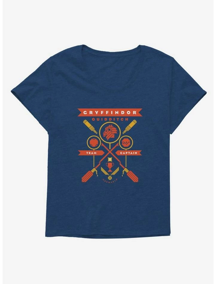 Buy 😍 Harry Potter Gryffindor Quidditch Team Captain 👧 Girls T-Shirt Plus Size ⭐ - Image 4