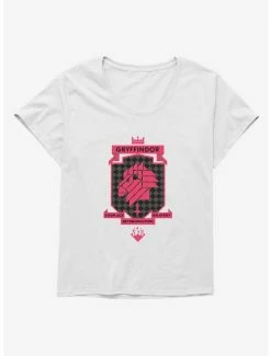 Promo ✔️ Harry Potter Red Gryffindor Crest 👧 Girls T-Shirt Plus Size 🎉