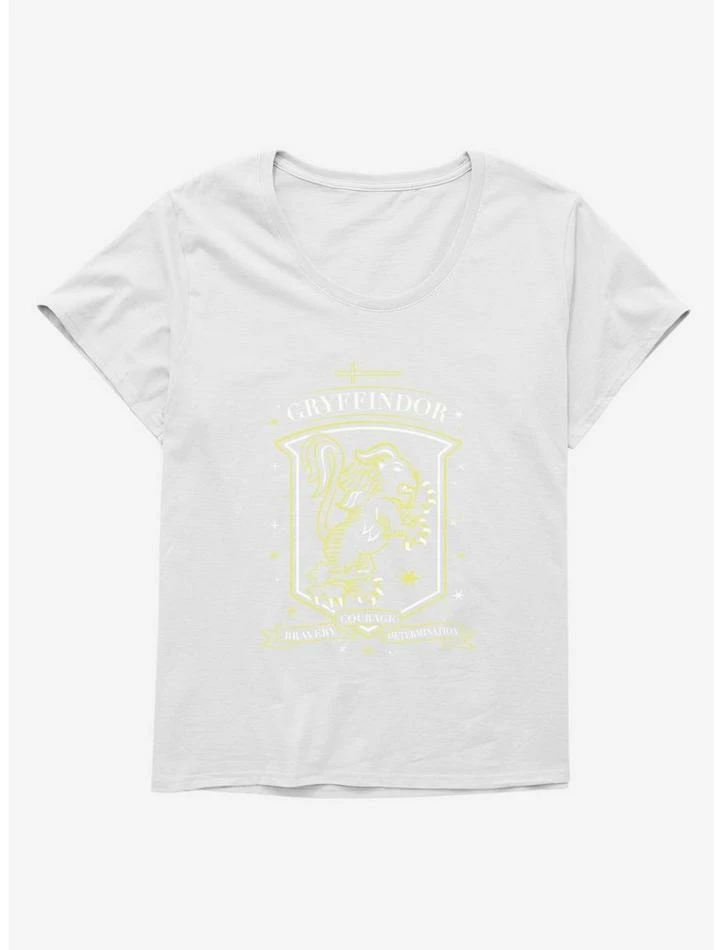 Best Sale 💯 Harry Potter Sketched Gryffindor Crest 👧 Girls T-Shirt Plus Size 👍 - Image 5
