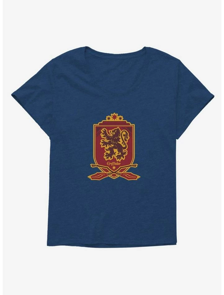 Buy 😉 Harry Potter Gryffindor House Shield 👧 Girls T-Shirt Plus Size 🔥 - Image 4