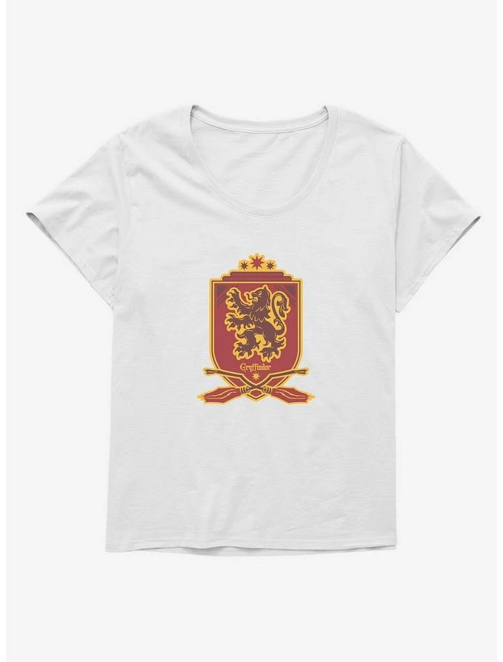 Buy 😉 Harry Potter Gryffindor House Shield 👧 Girls T-Shirt Plus Size 🔥