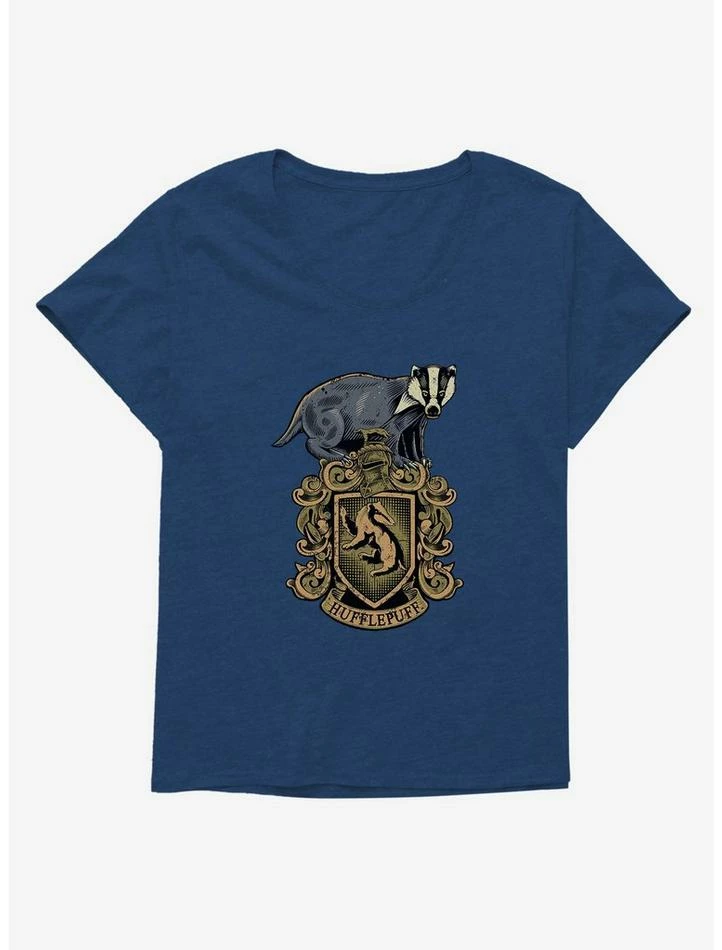 Best deal ๐ Harry Potter Hufflepuff Shield ๐ง Girls T-Shirt Plus Size ๐ - Image 4