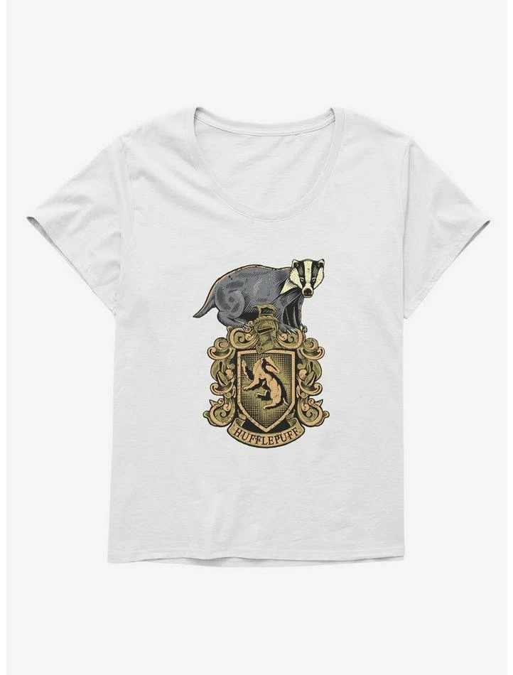 Best deal ๐ Harry Potter Hufflepuff Shield ๐ง Girls T-Shirt Plus Size ๐ - Image 5