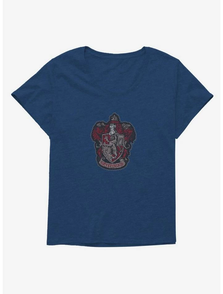 Cheapest ✔️ Harry Potter Gryffindor Patch 👧 Girls T-Shirt Plus Size 🌟
