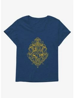 Promo 👏 Harry Potter Hogwarts Crest Abstract 👧 Girls T-Shirt Plus Size 🌟