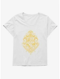 Flash Sale ✔️ Harry Potter Hogwarts Crest Abstract 👧 Girls T-Shirt Plus Size 😀