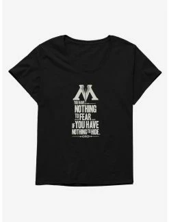 Hot Sale 😀 Harry Potter Nothing To Fear Nothing To Hide 👧 Girls T-Shirt Plus Size 🔔