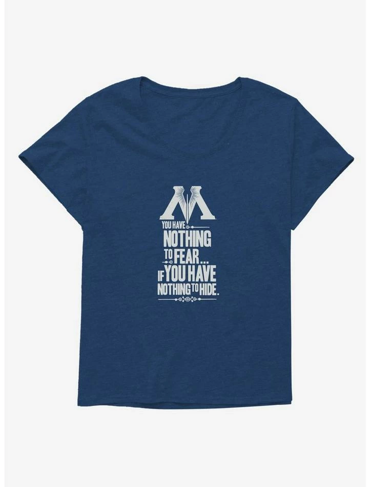Hot Sale 😀 Harry Potter Nothing To Fear Nothing To Hide 👧 Girls T-Shirt Plus Size 🔔 - Image 4