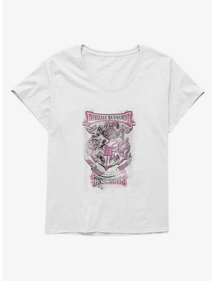 Best Pirce ๐ Harry Potter Triwizard Tournament Patch ๐ง Girls T-Shirt Plus Size ๐งจ
