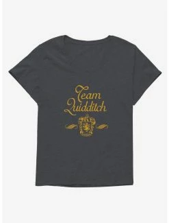 Best Pirce 🔥 Harry Potter Gryffindor Team Quidditch 👧 Girls T-Shirt Plus Size 😀