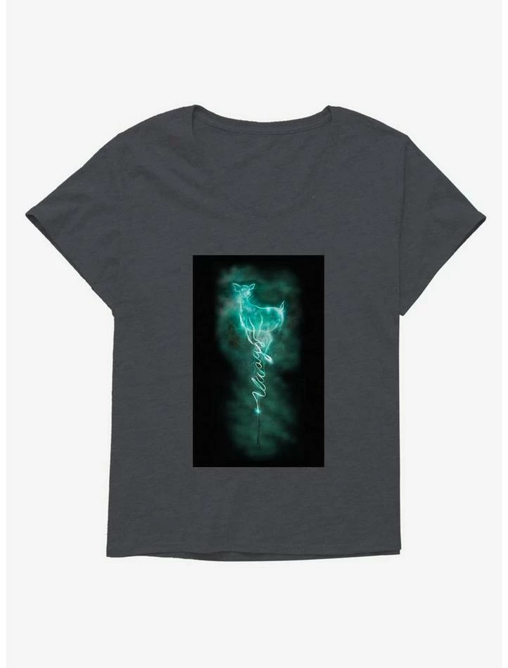 Cheap βοΈ Harry Potter Doe Patronus Wand π§ Girls T-Shirt Plus Size π - Image 3