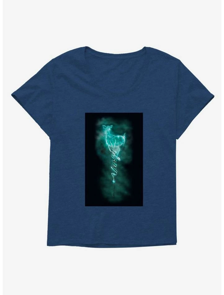 Cheap βοΈ Harry Potter Doe Patronus Wand π§ Girls T-Shirt Plus Size π - Image 4
