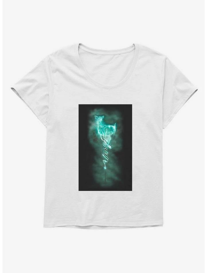 Cheap βοΈ Harry Potter Doe Patronus Wand π§ Girls T-Shirt Plus Size π - Image 5