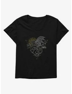 Outlet ⭐ Harry Potter Thestral Glow 👧 Girls T-Shirt Plus Size 🥰