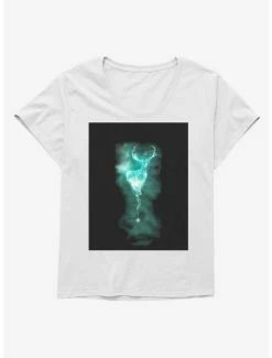 Wholesale 🔔 Harry Potter Stag Patronus Wand 👧 Girls T-Shirt Plus Size 😉