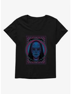 Budget 🔔 Harry Potter Death Eater Mask 👧 Girls T-Shirt Plus Size 🌟