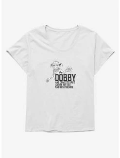 Buy ๐ฏ Harry Potter Dobby Saving His Friends ๐ง Girls T-Shirt Plus Size ๐