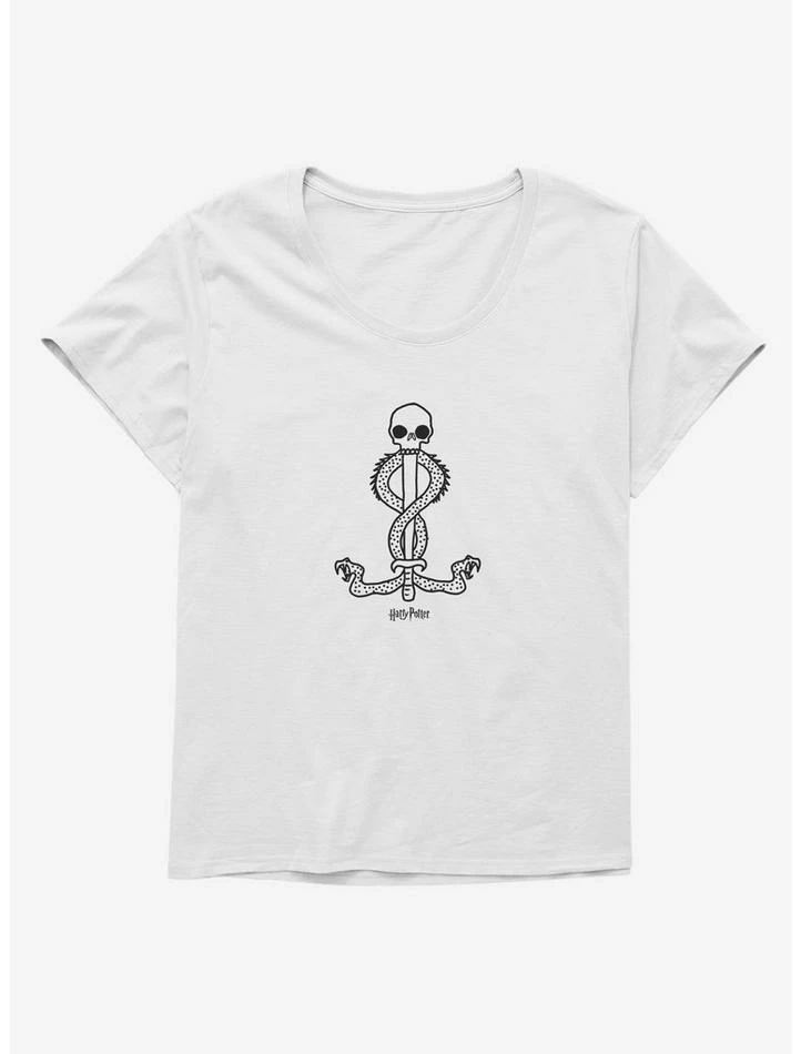 New 😍 Harry Potter Simple Dark Mark 👧 Girls T-Shirt Plus Size 🔔 - Image 5