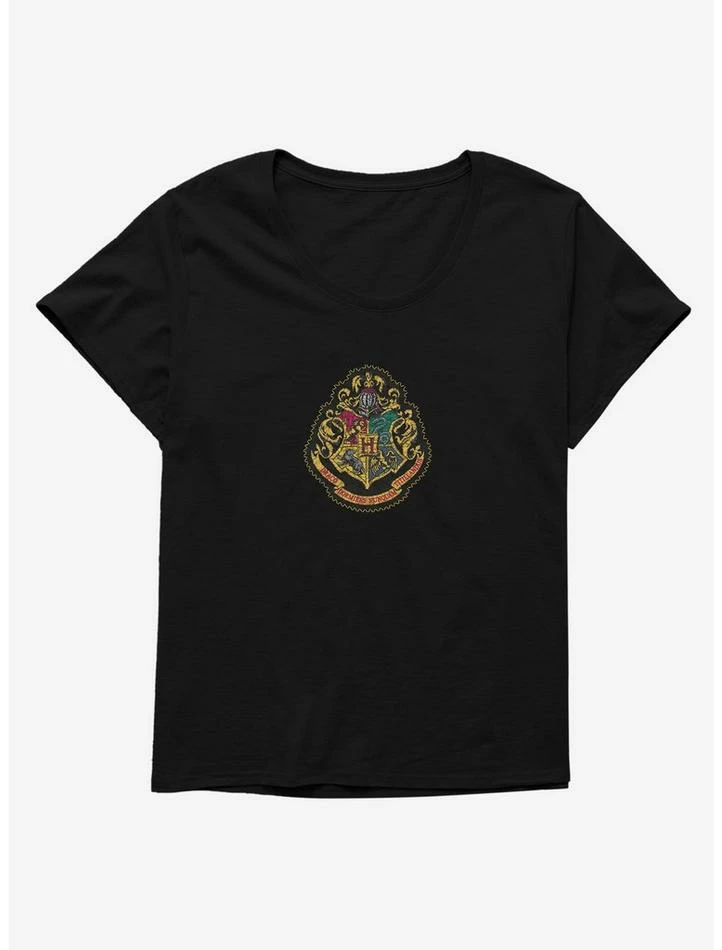 Buy ๐ Harry Potter Hogwarts Houses Patch ๐ง Girls T-Shirt Plus Size ๐งจ - Image 2