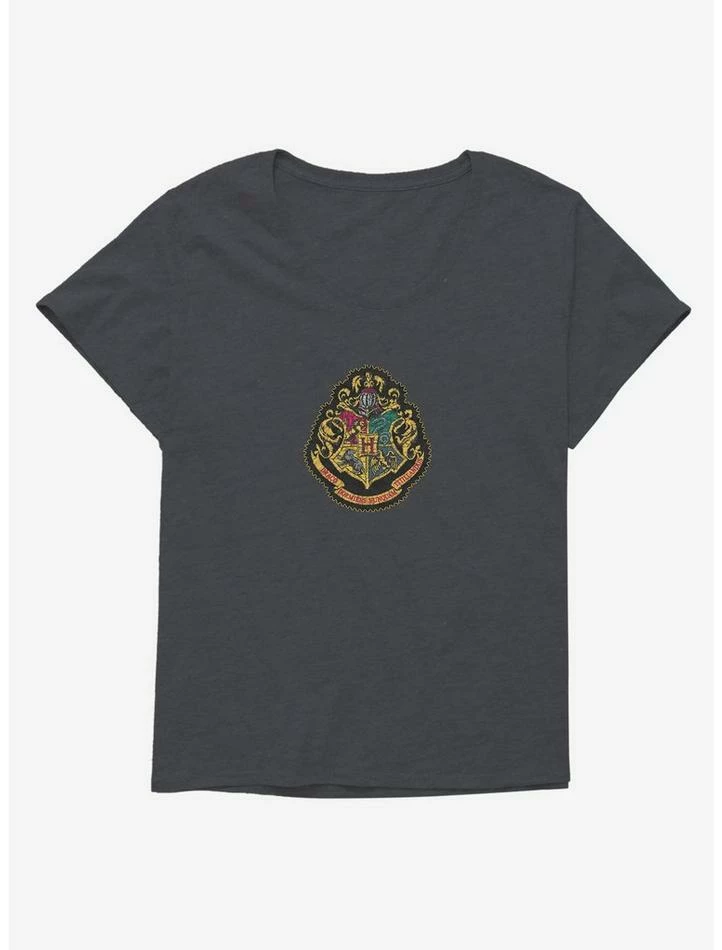 Buy ๐ Harry Potter Hogwarts Houses Patch ๐ง Girls T-Shirt Plus Size ๐งจ