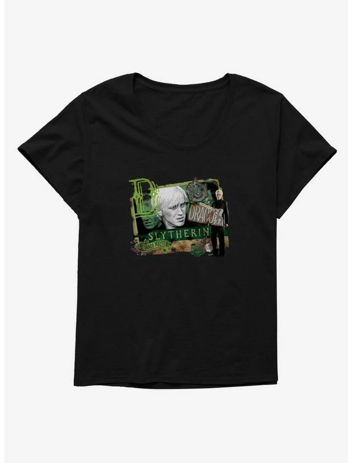 Discount 😉 Harry Potter Draco Malfoy Of Slytherin 👧 Girls T-Shirt Plus Size 😉 - Image 2