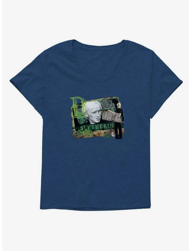 Discount 😉 Harry Potter Draco Malfoy Of Slytherin 👧 Girls T-Shirt Plus Size 😉 - Image 4