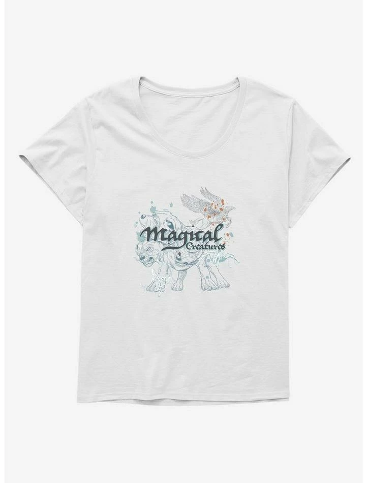 Cheapest ๐งจ Harry Potter Magical Creatures Sketch ๐ง Girls T-Shirt Plus Size ๐ - Image 5
