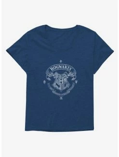 Promo 🎉 Harry Potter Hogwarts Sketch 👧 Girls T-Shirt Plus Size 🔥