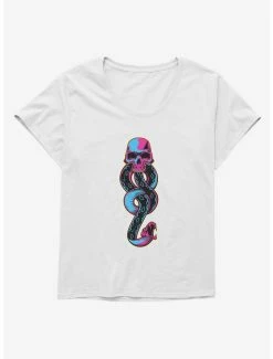Coupon 🎉 Harry Potter Psychadelic Dark Mark 👧 Girls T-Shirt Plus Size 🎁