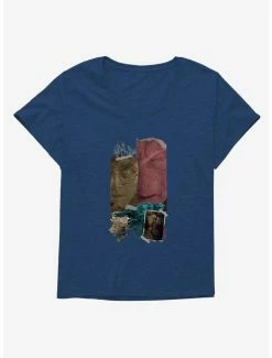 New 🧨 Harry Potter Voldemort Scrapbook 👧 Girls T-Shirt Plus Size ⌛