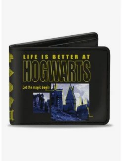 Discount ✨ Harry Potter Life Is Better At Hogwarts Bifold Wallet 🔥