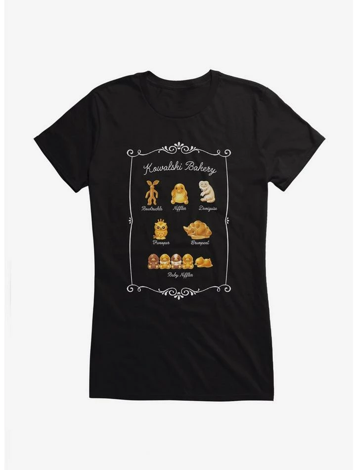 Coupon ๐ Fantastic Beasts Kowalski Bakery Goodies ๐ง Girls T-Shirt ๐