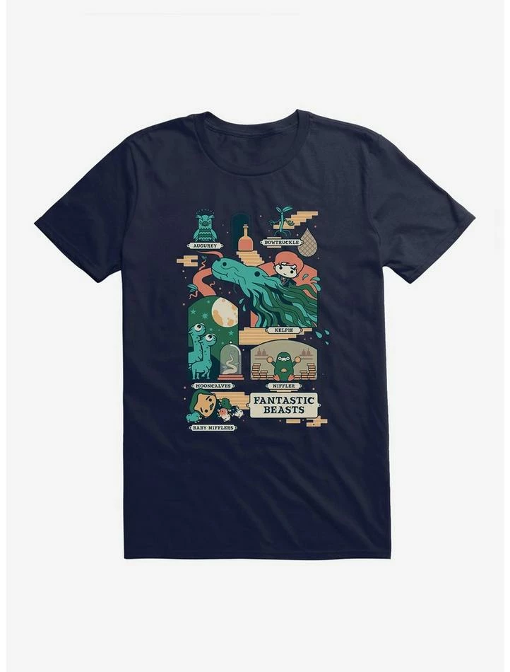 Best Sale 😍 Fantastic Beasts Beastly Friends T-Shirt 👏 - Image 4