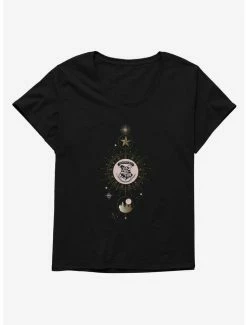 Outlet 😍 Harry Potter Hogwarts Constellation Dark 👧 Girls T-Shirt Plus Size 🎉