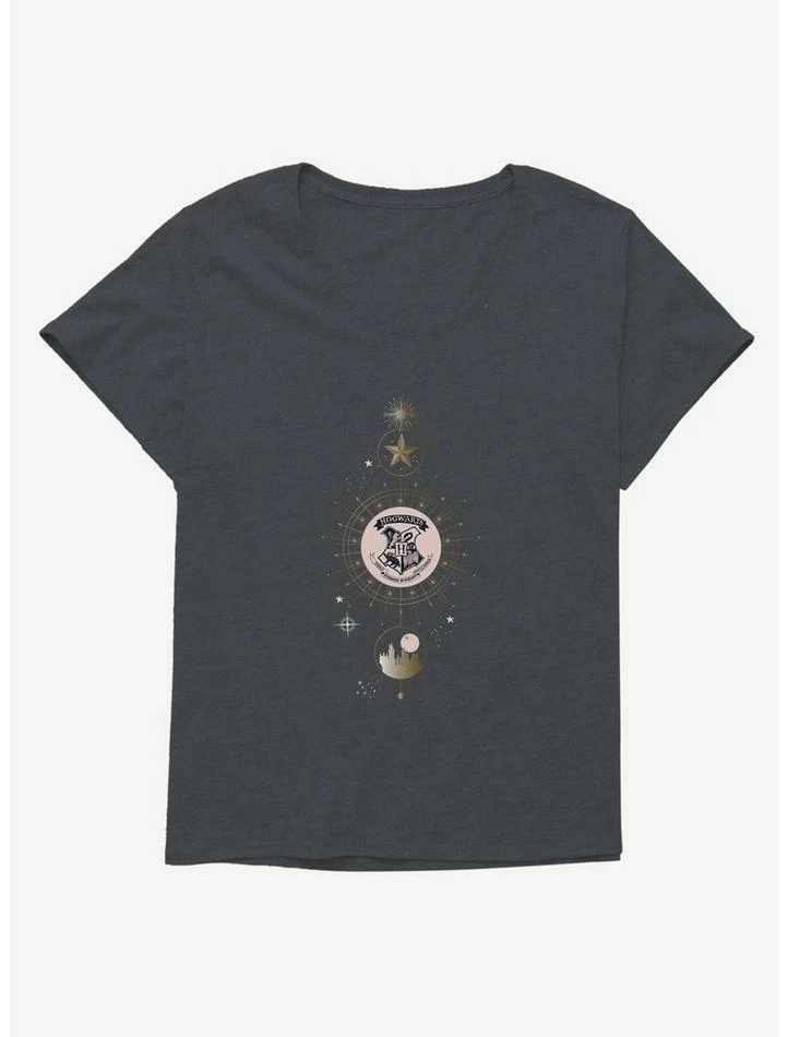 Outlet ๐ Harry Potter Hogwarts Constellation Dark ๐ง Girls T-Shirt Plus Size ๐ - Image 5